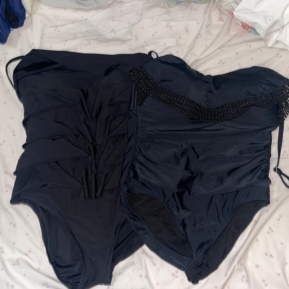 Kona Sol Black Swimwear.